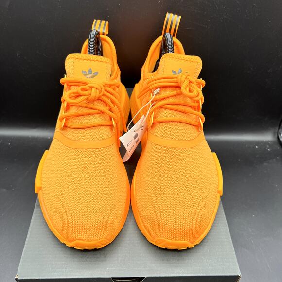 NEW Adidas NMD R1 Women's Shoes Size 6.5 Bright Orange Sneakers Athletic GV9439 - Picture 4 of 10
